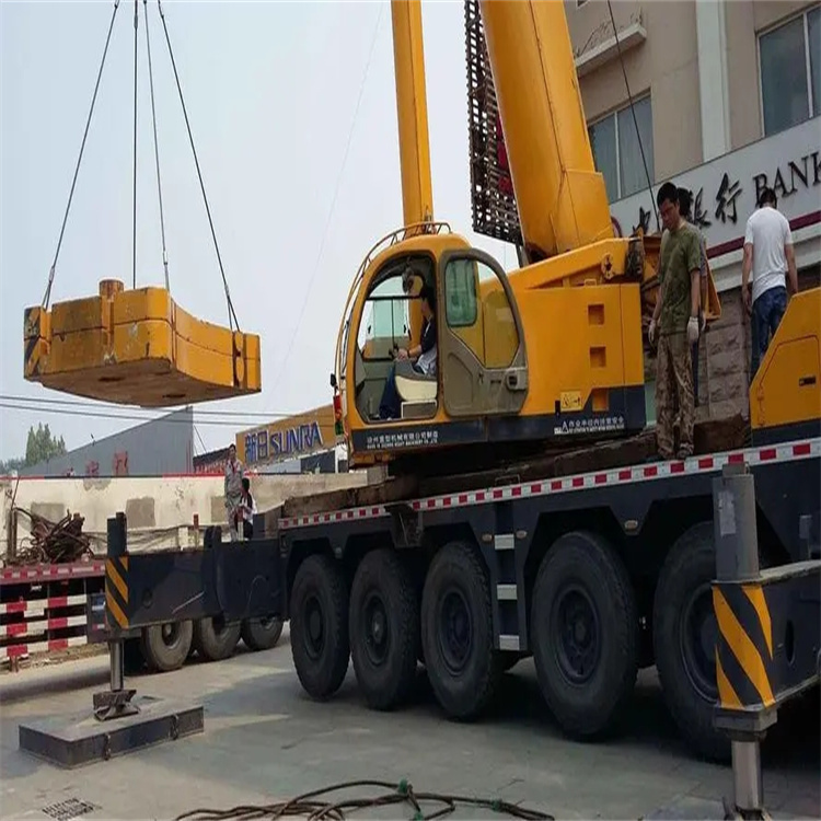 魏都当地吊车出租|机器吊装|75吨|工厂搬迁服务